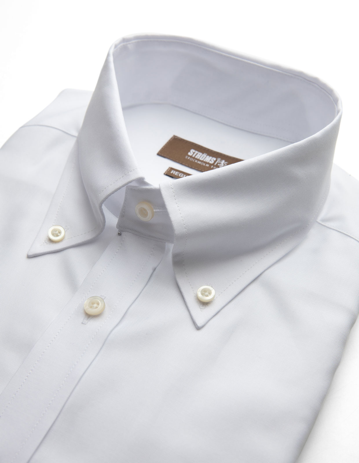 Regular Fit Oxford Skjorta Vit Regular Fit Oxford Skjorta Vit