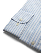 Regular Fit Oxford Skjorta Vit/Blå Stl 42