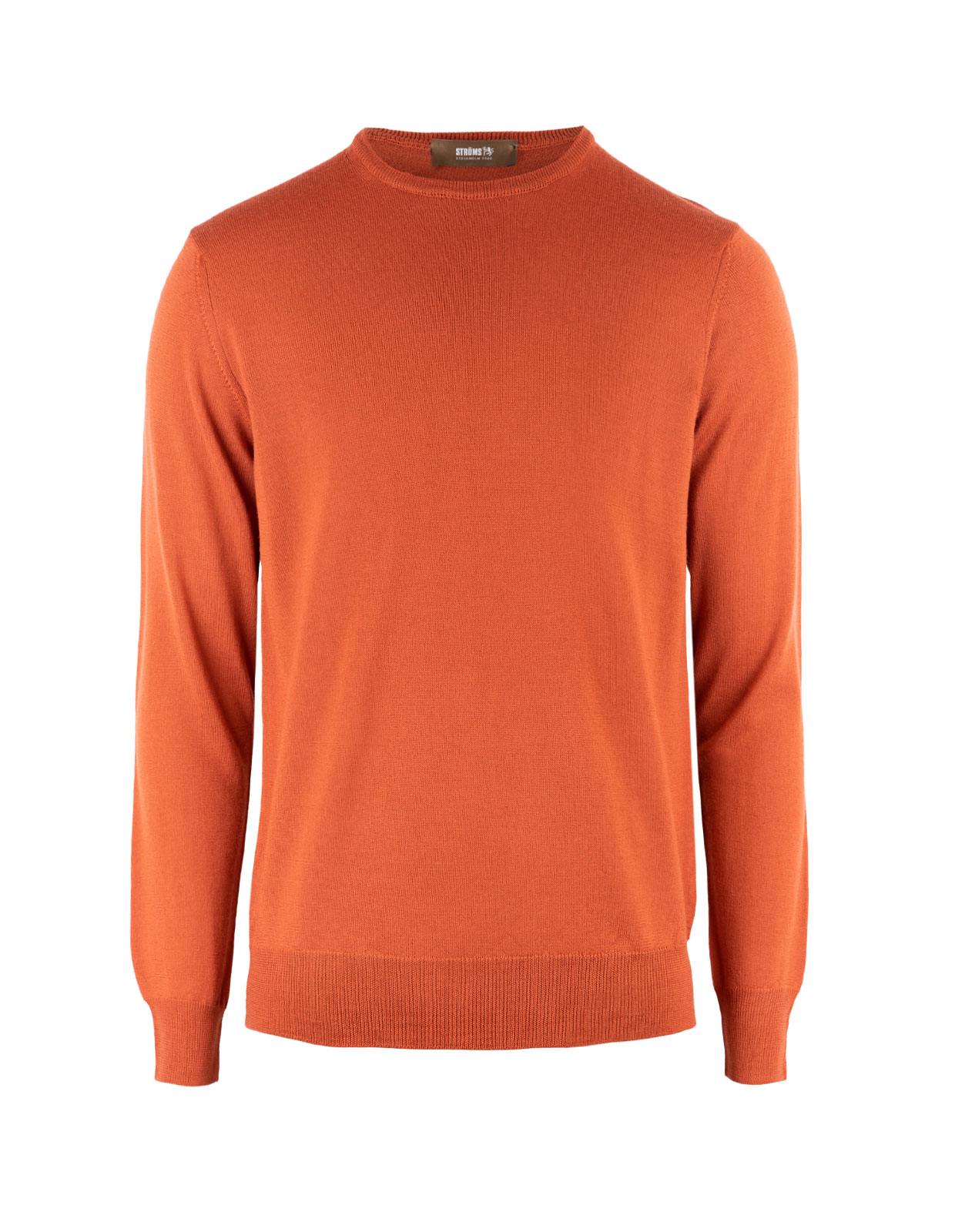 Crew Neck Merino Sweater Spice Orange