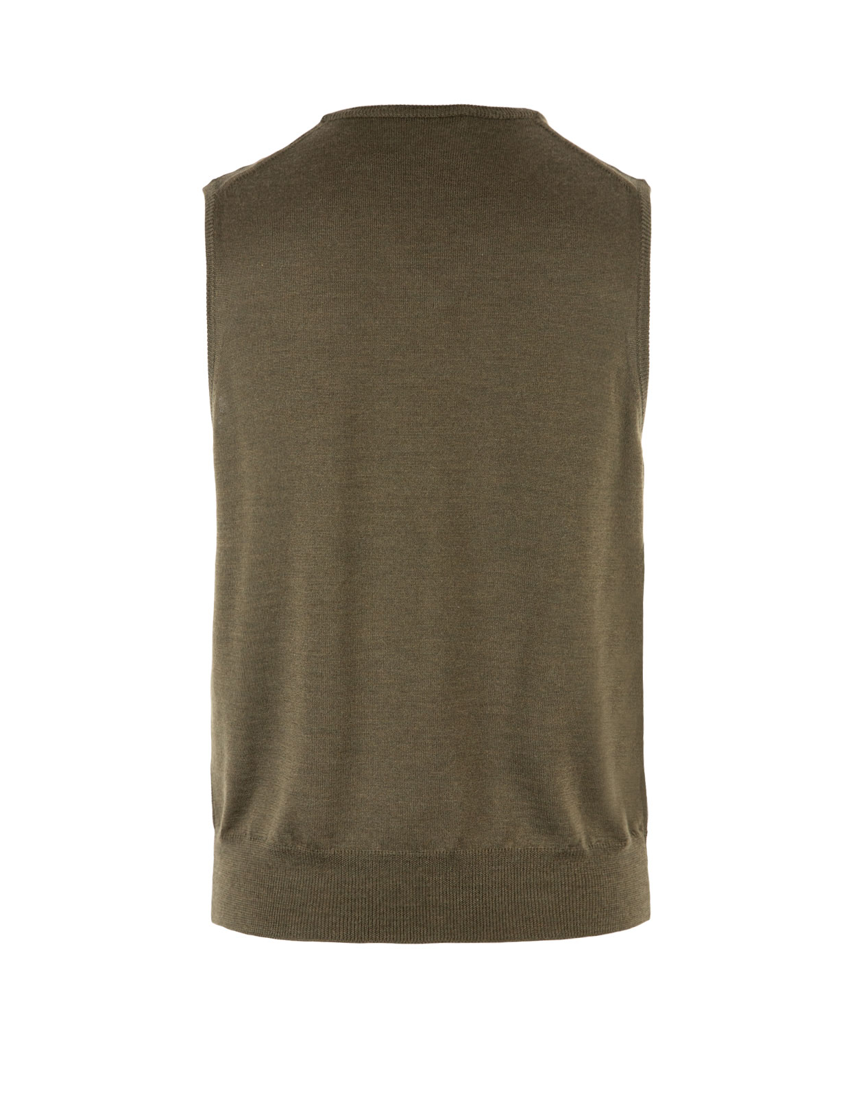 Slipover Merino Olive Green