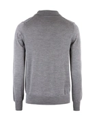 Poloshirt Merino Grå Stl S