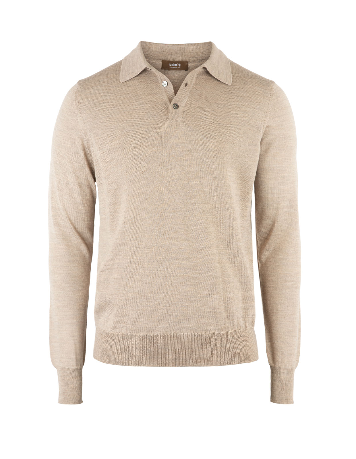 Poloshirt Merino Beige