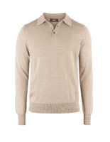 Poloshirt Merino Beige Stl M