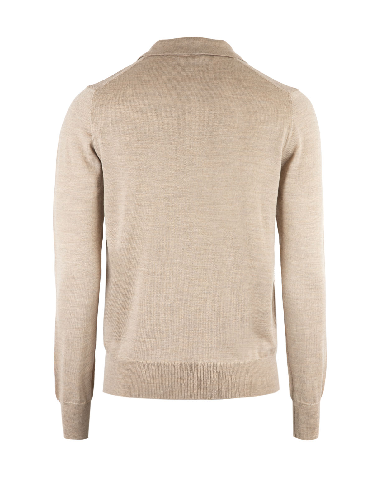 Poloshirt Merino Beige Stl XXL