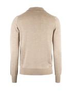 Poloshirt Merino Beige Stl XXL