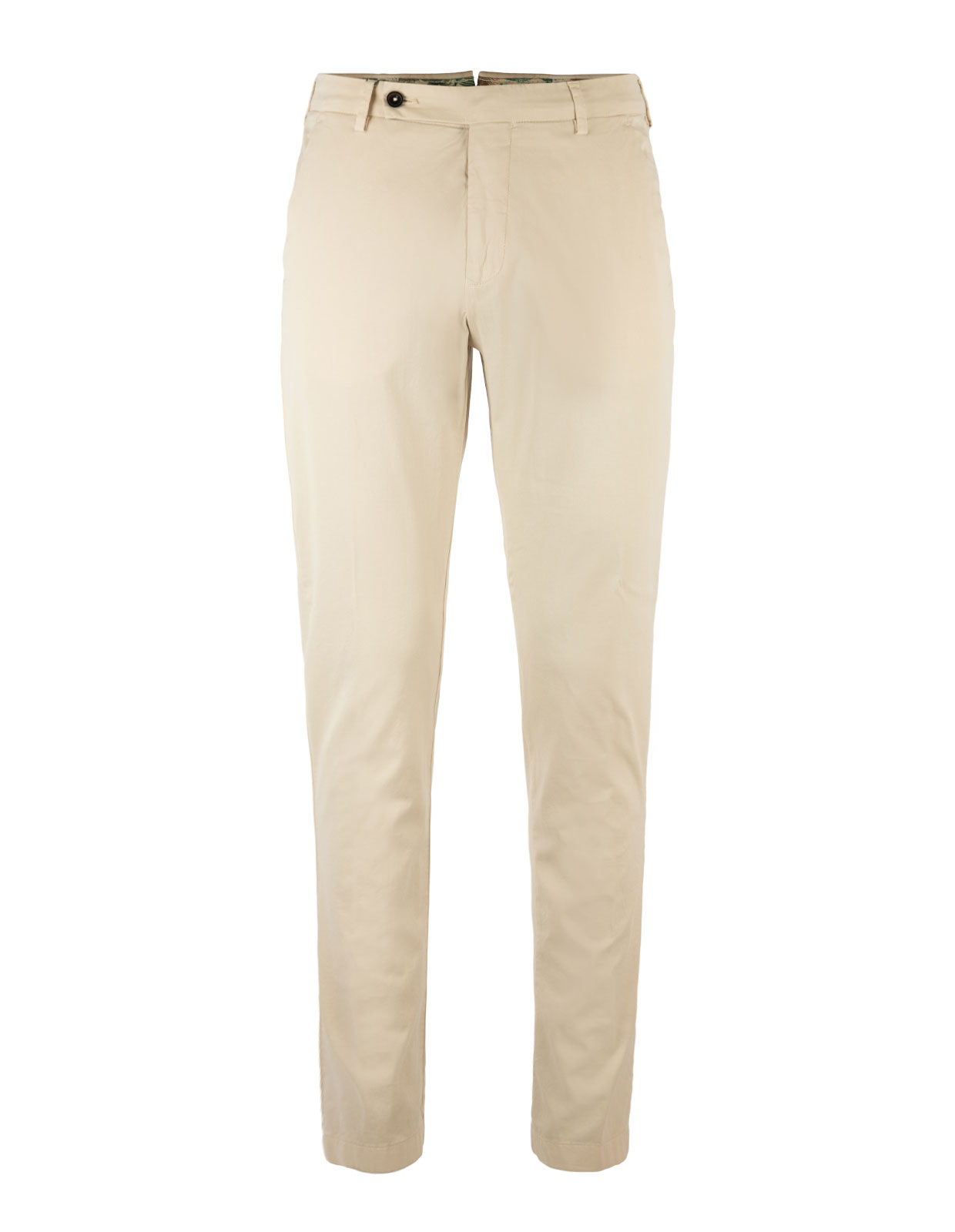 Comfort Slim Chinos 21 Cotton Silk Gesso