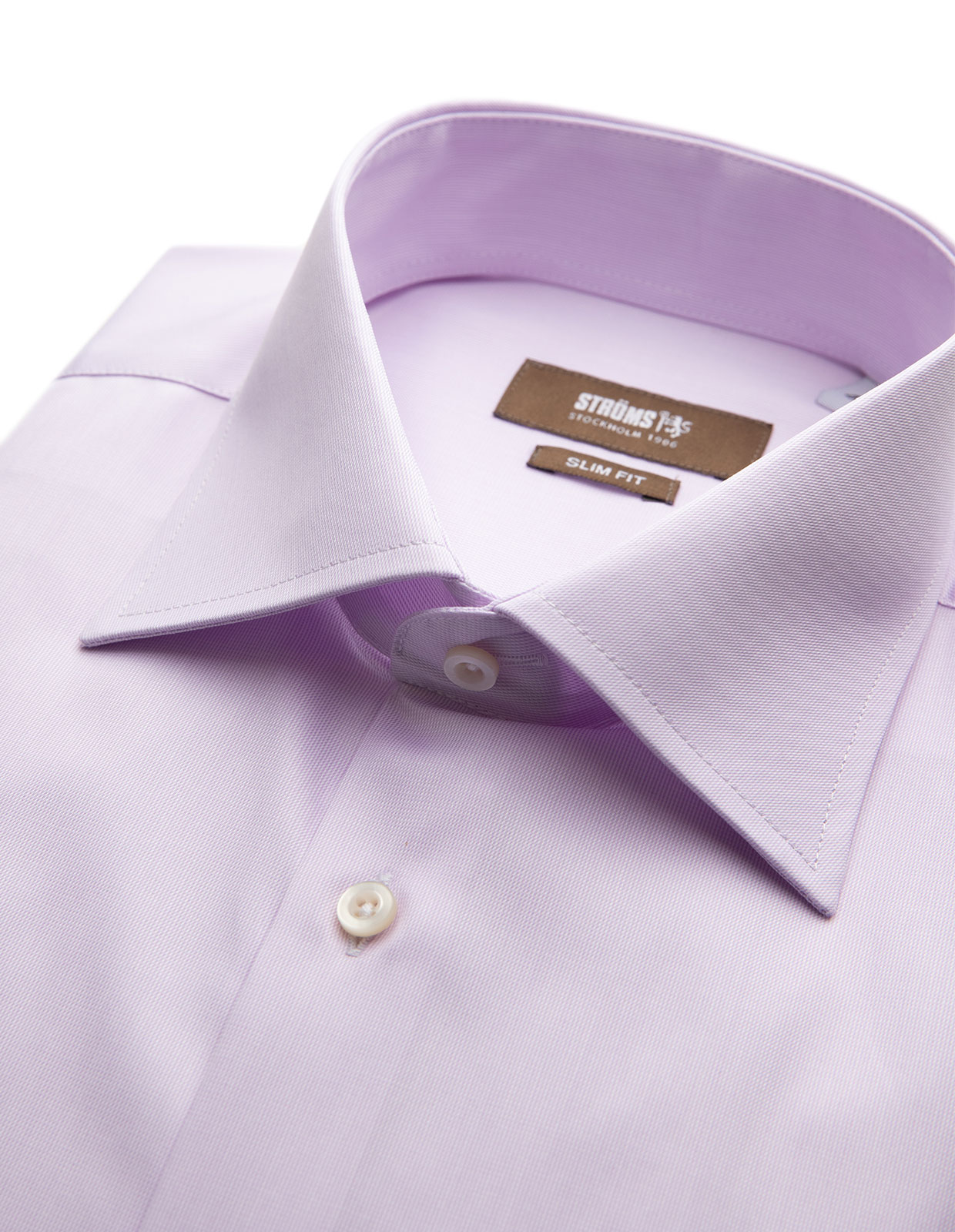 Slim Fit Cotton Shirt Lilac