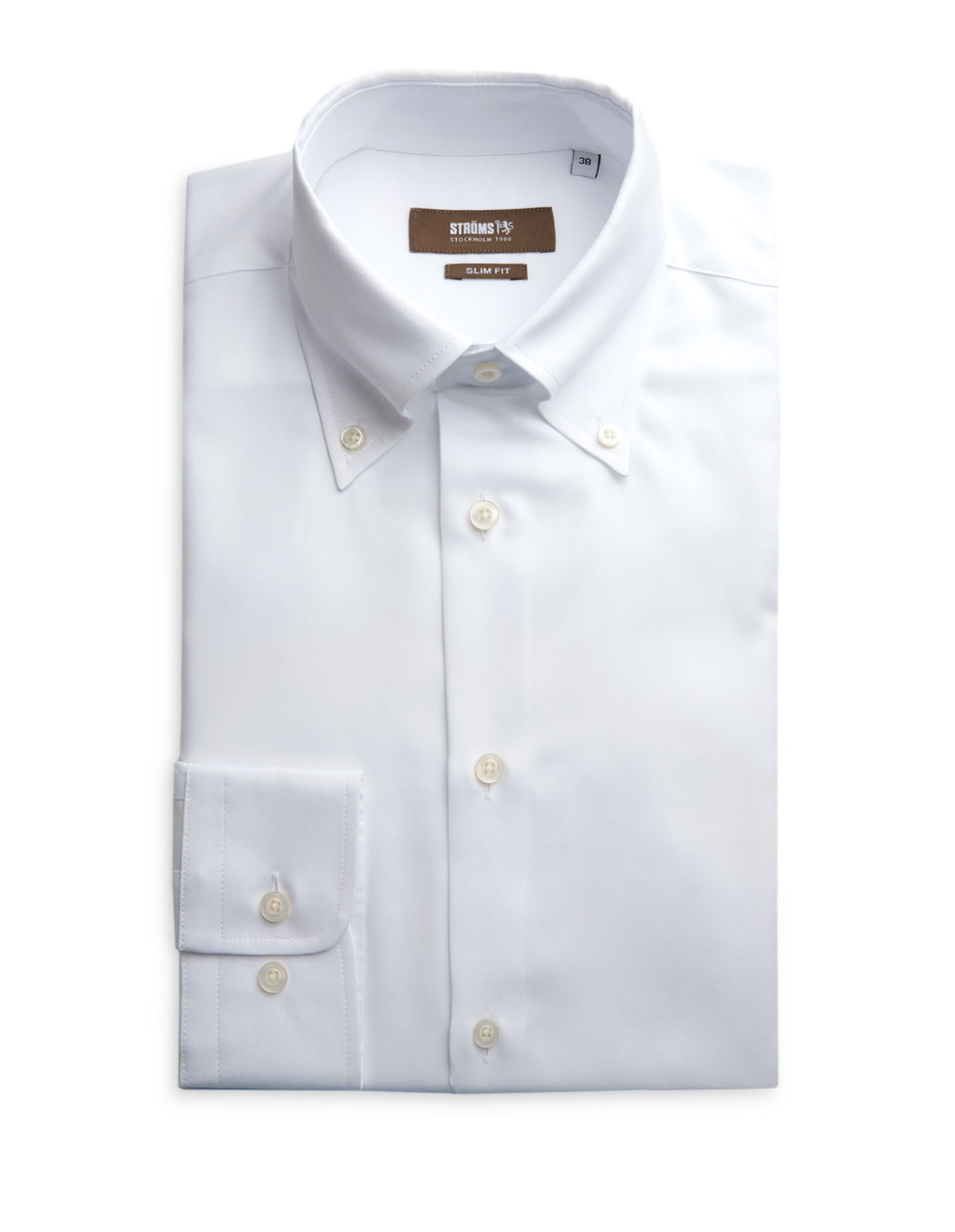 Slim Fit Button Down Summer Oxford Shirt White