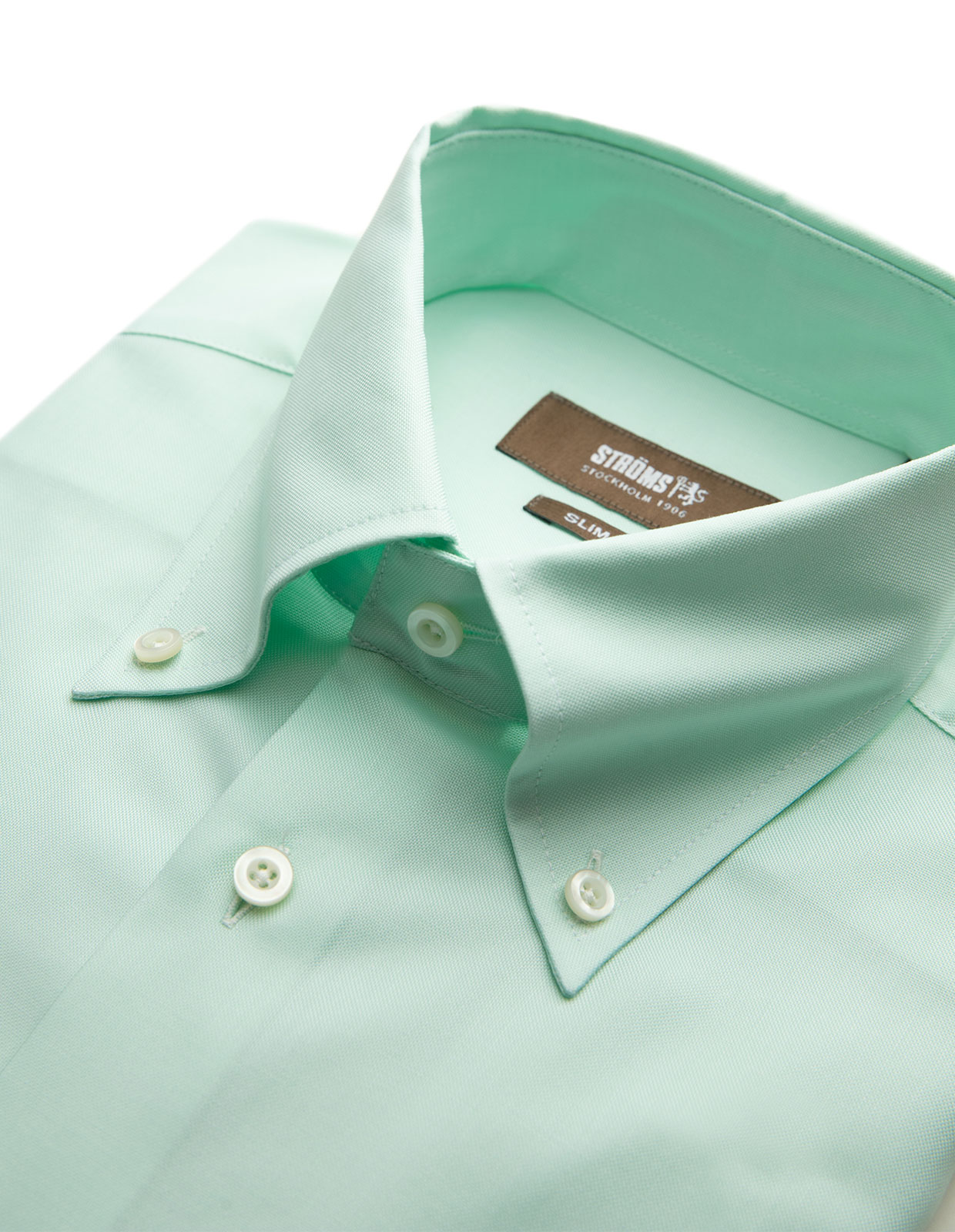 Slim Fit Oxford Skjorta Mintgrön