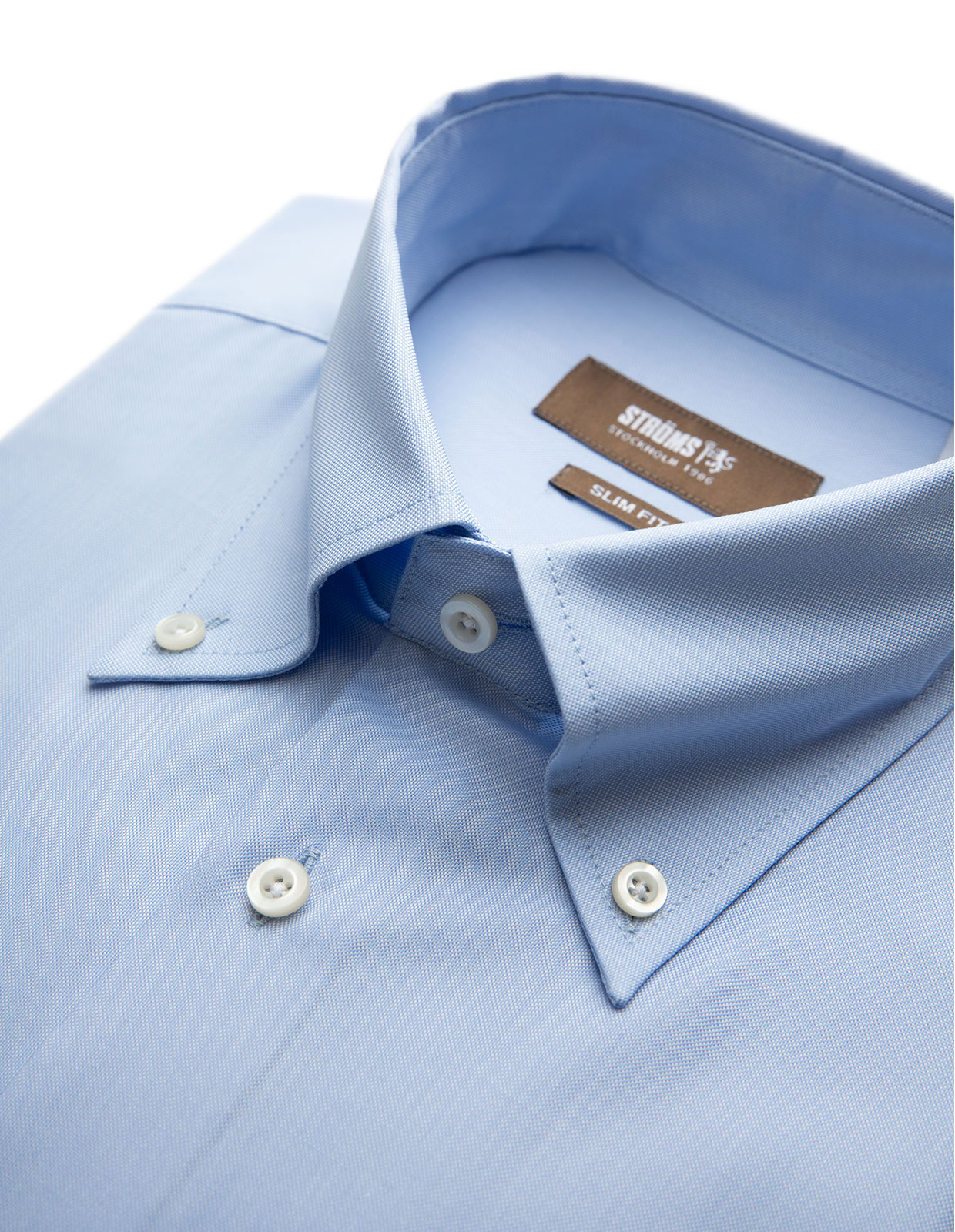 Slim Fit Oxford Skjorta Ljusblå Slim Fit Oxford Skjorta Ljusblå