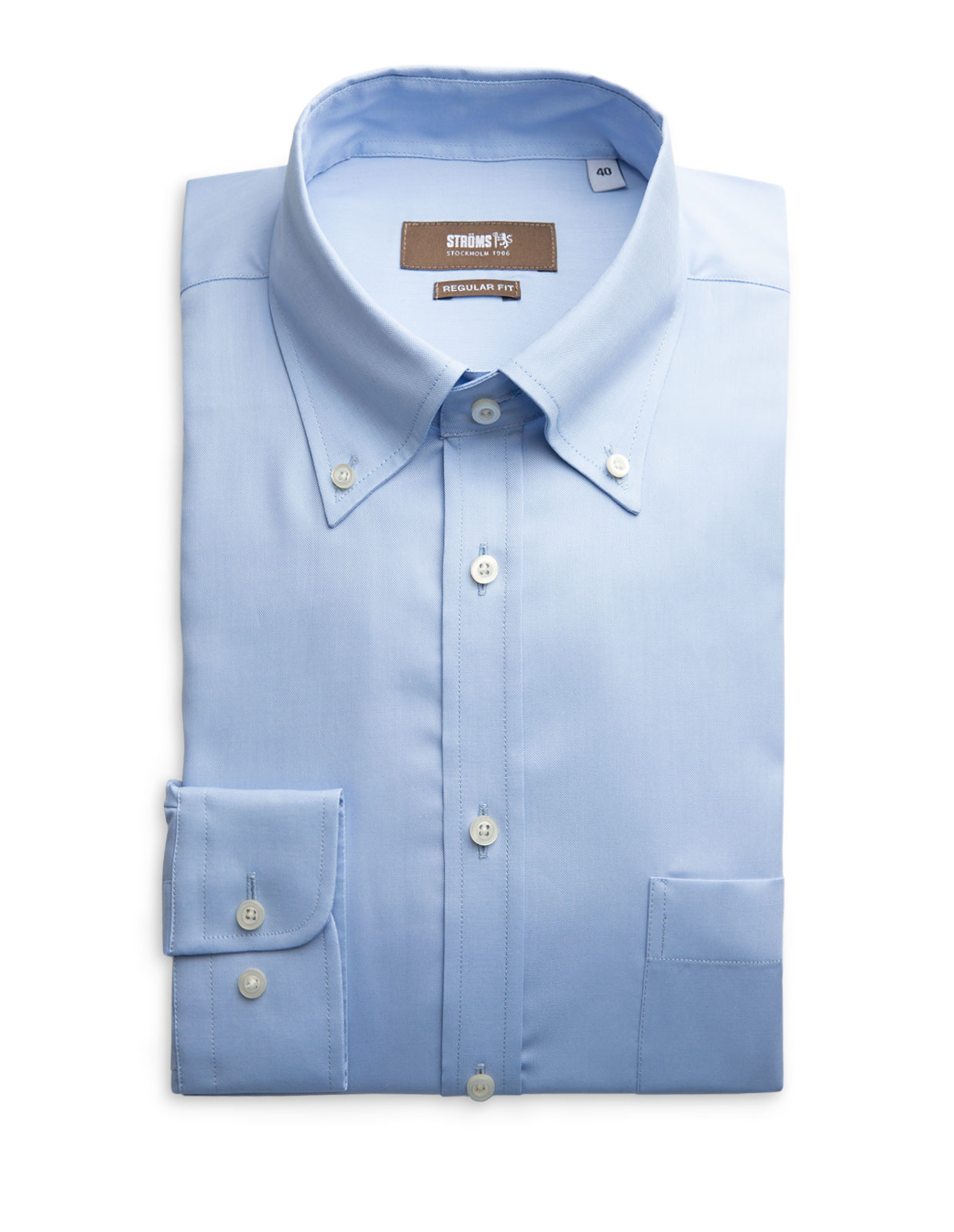 Regular Fit Button Down Summer Oxford Shirt Light Blue