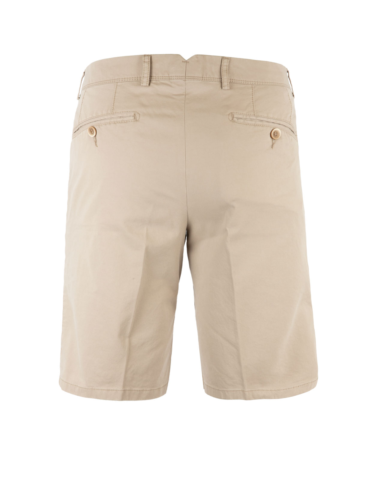 Shorts Regular Fit Cotton Stretch Sand Beige