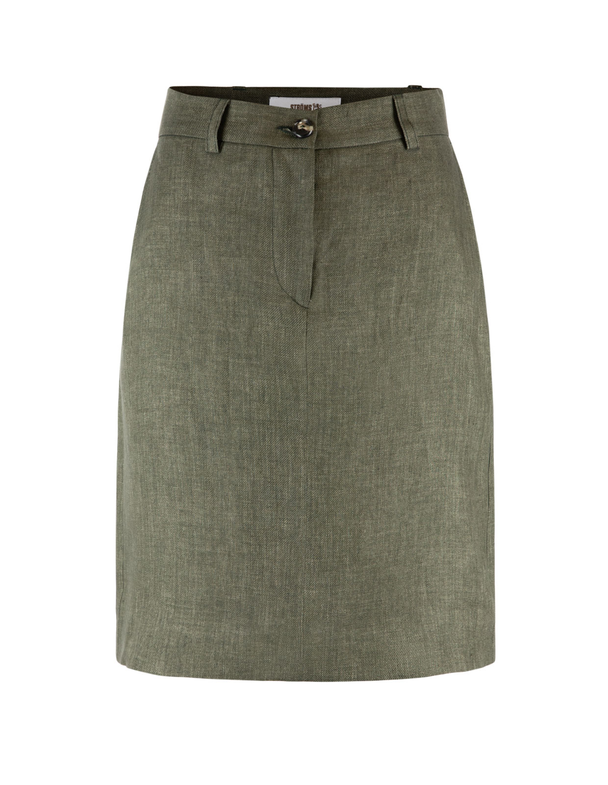 Skirt Linnen Olive Stl 34