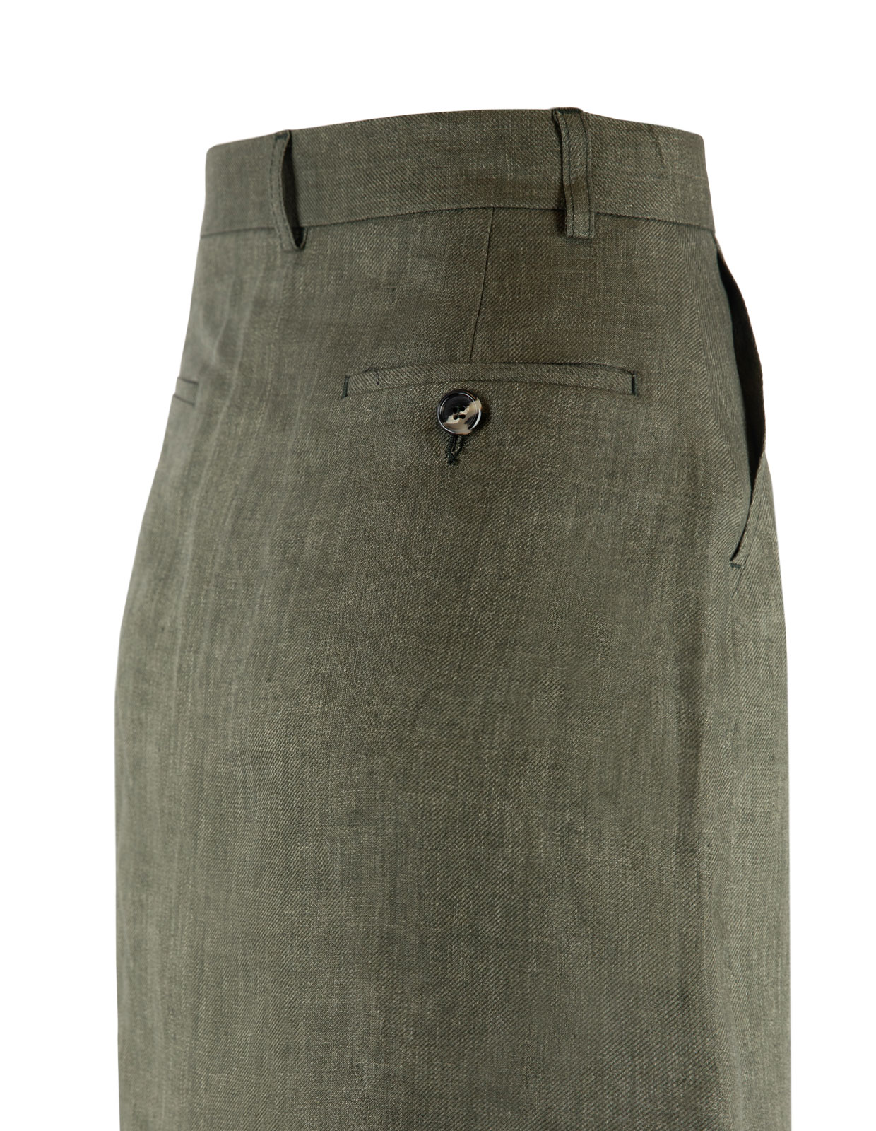 Skirt Linnen Olive Stl 34