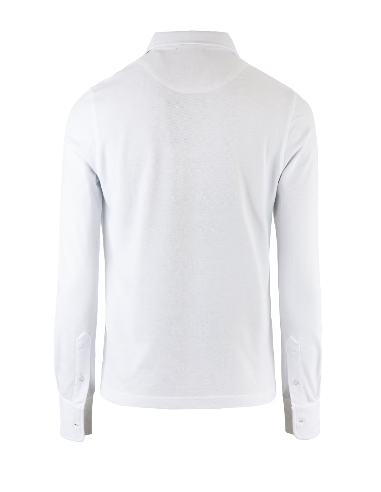 Popover Shirt Cotton Piquet Optic White