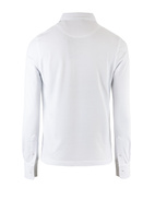 Popover Shirt Cotton Piquet Optic White