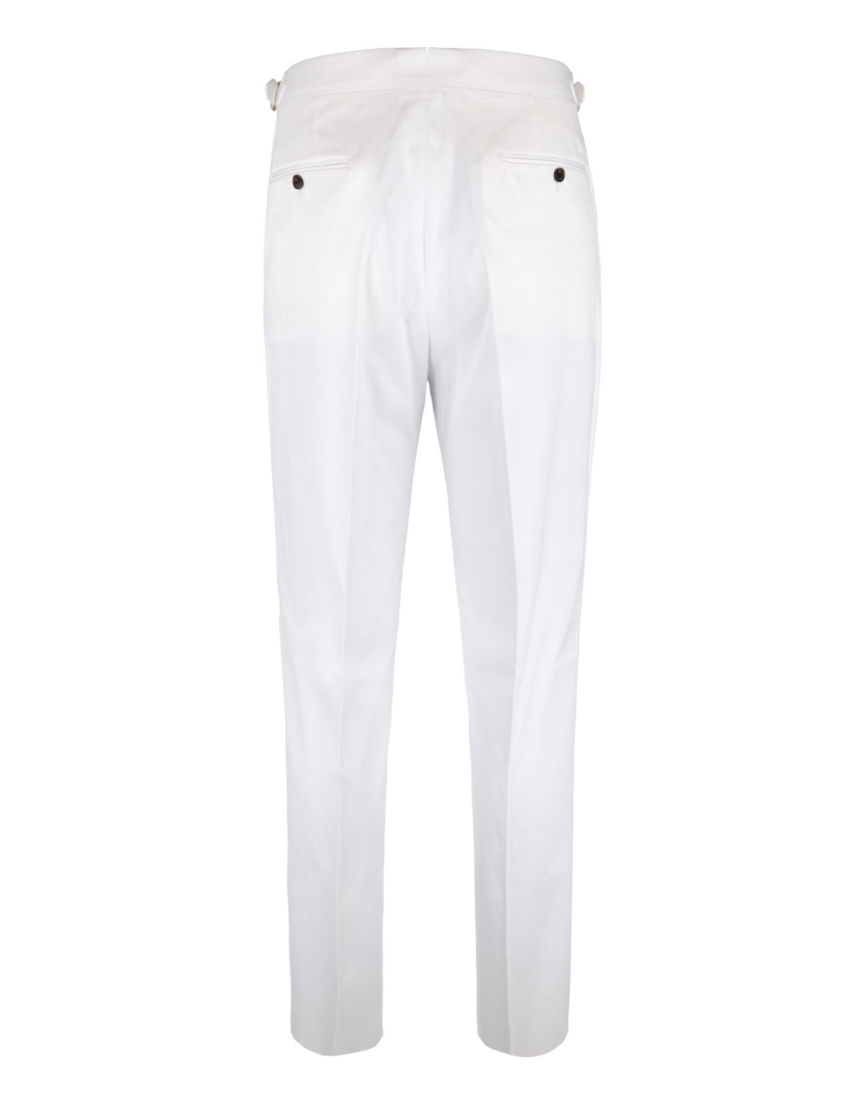 Sartorial Trouser Cotton Stretch Twill White