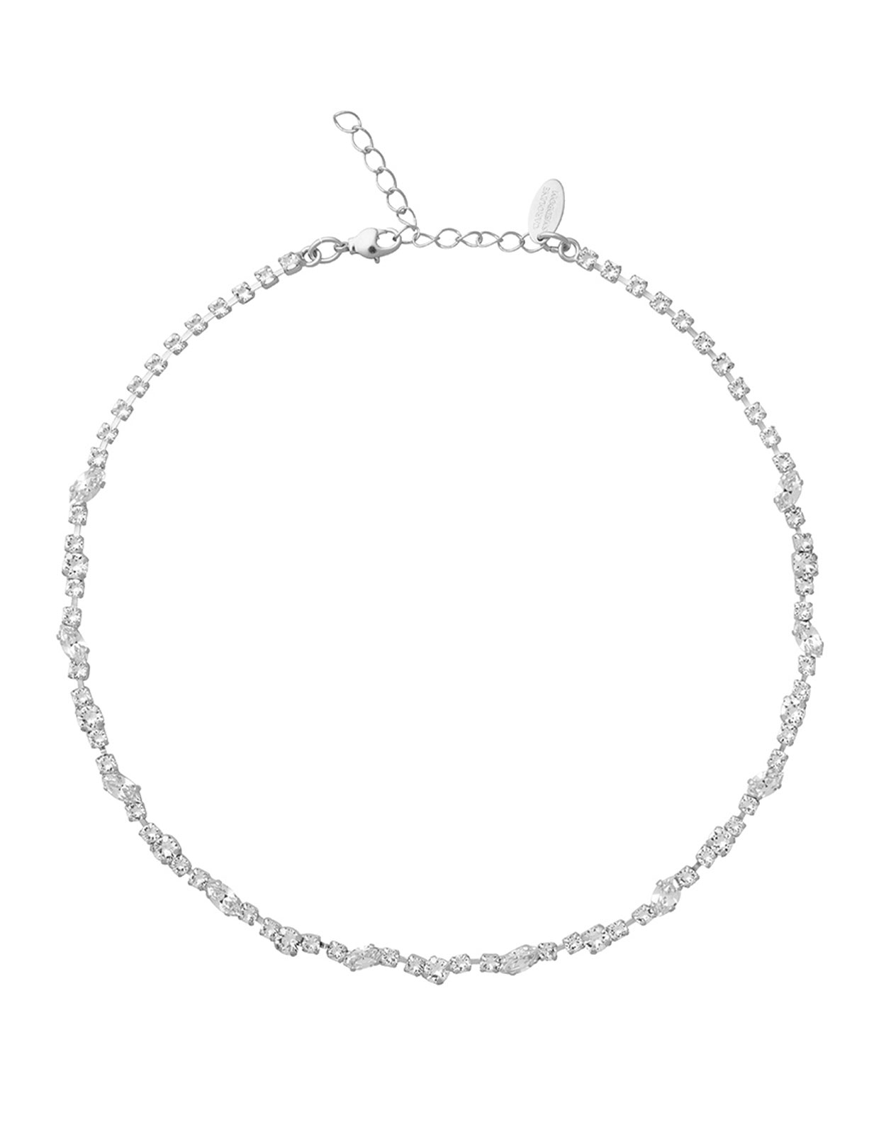 Antonia Necklace Rhodium