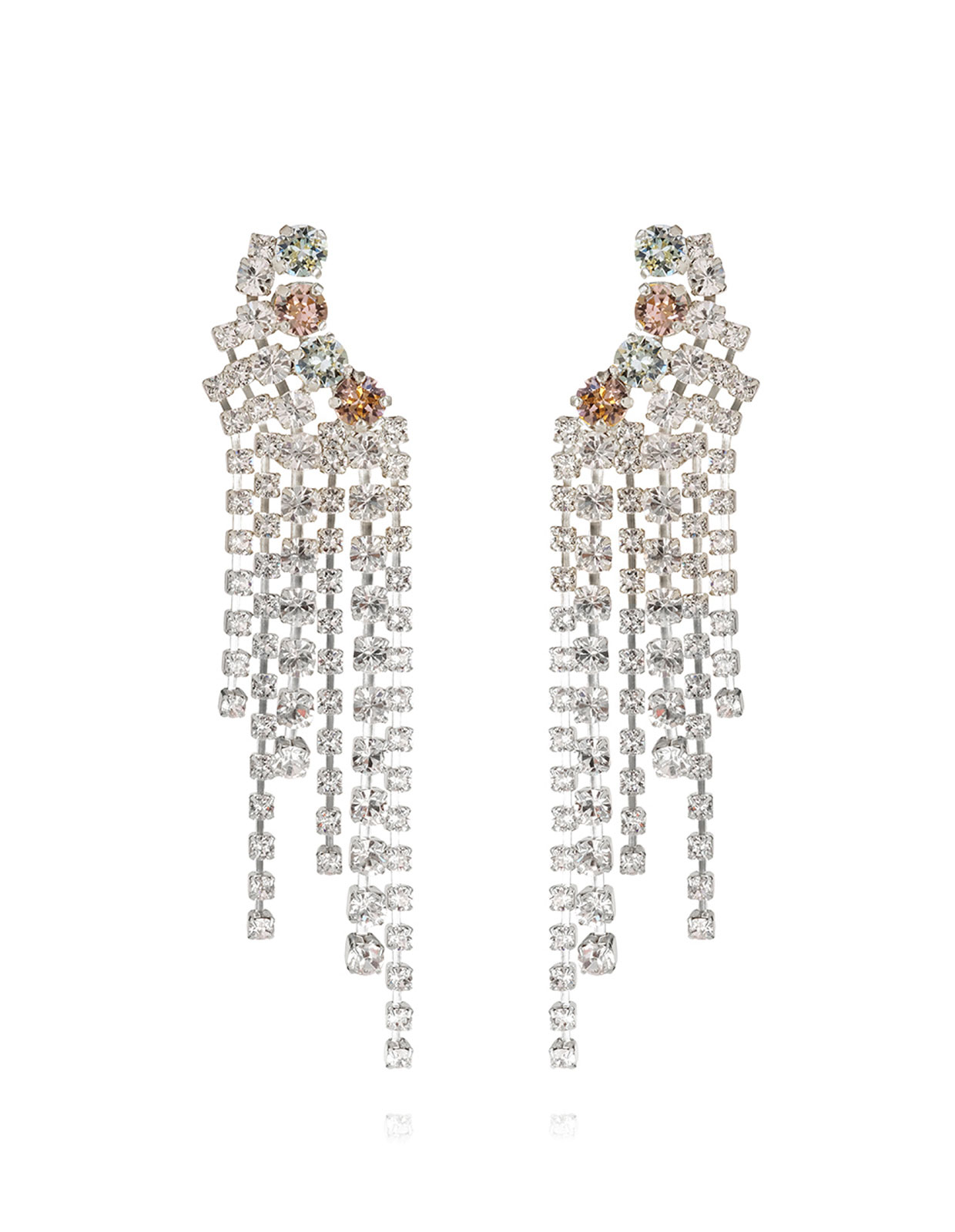Phaleia Earrings Pastel Combo Rhodium