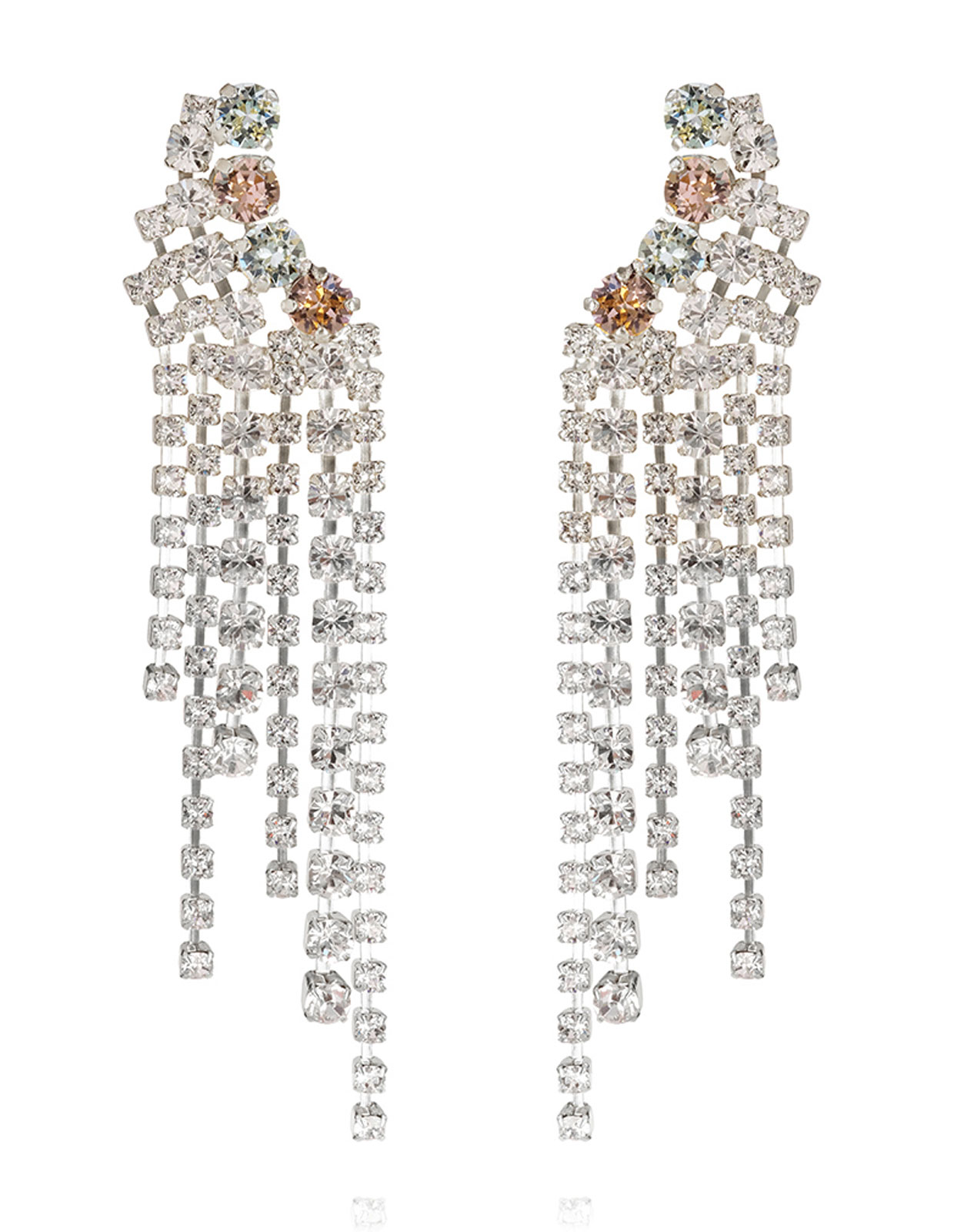 Phaleia Earrings Pastel Combo Rhodium