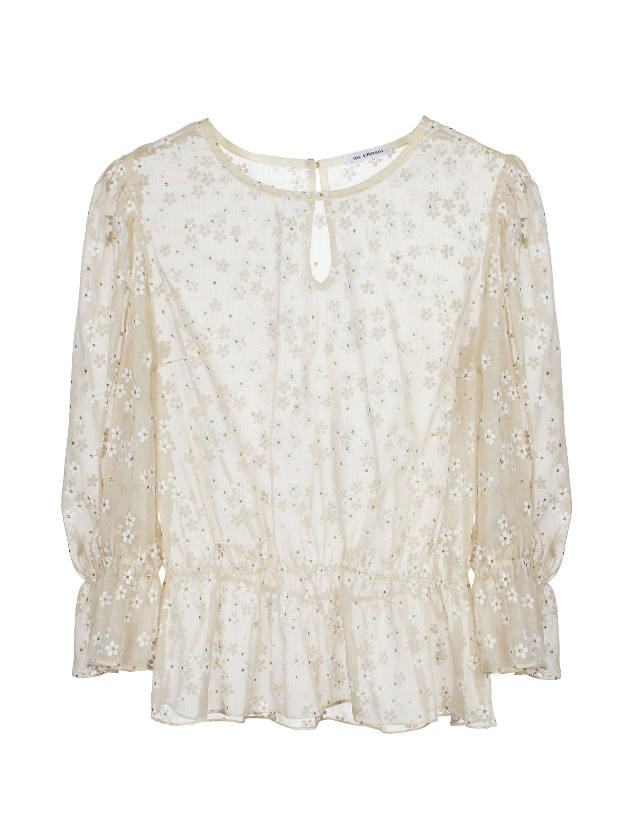 Willow Top Daisy Chiffong Cream