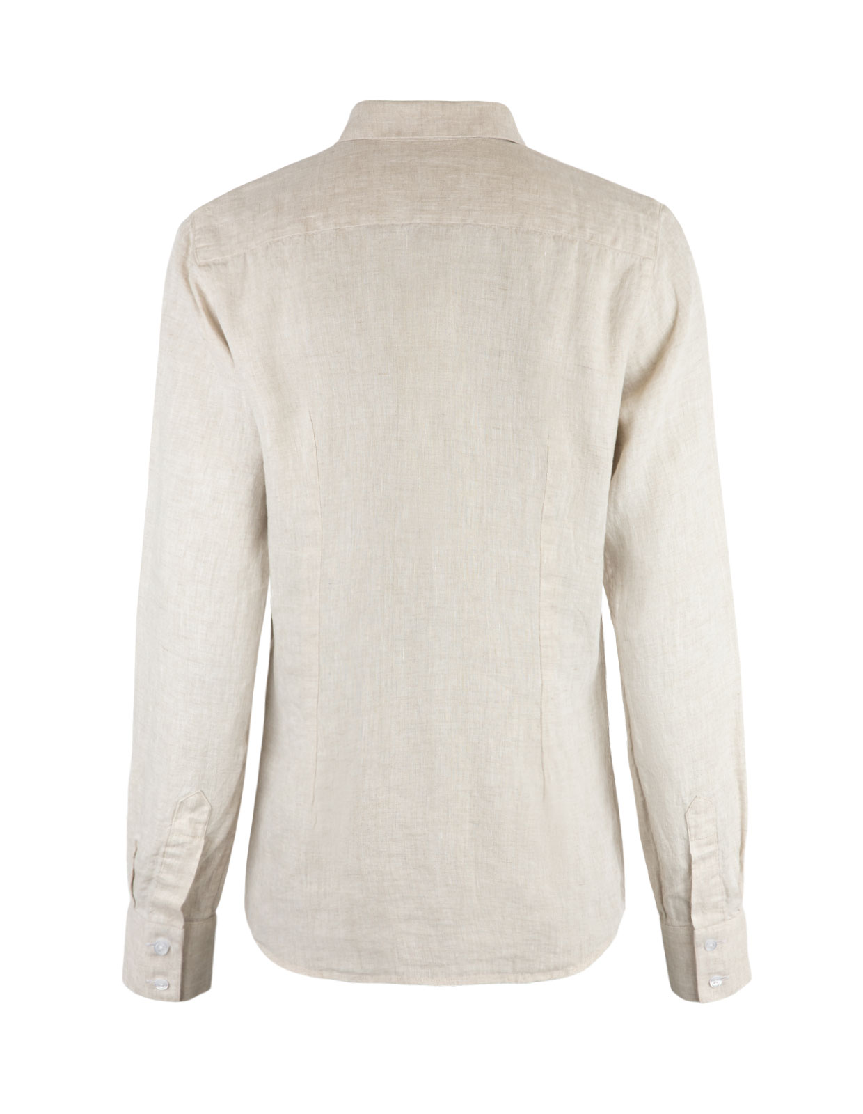 Linnen Shirt Long Sleeves Beige Linnen Shirt Long Sleeves Beige