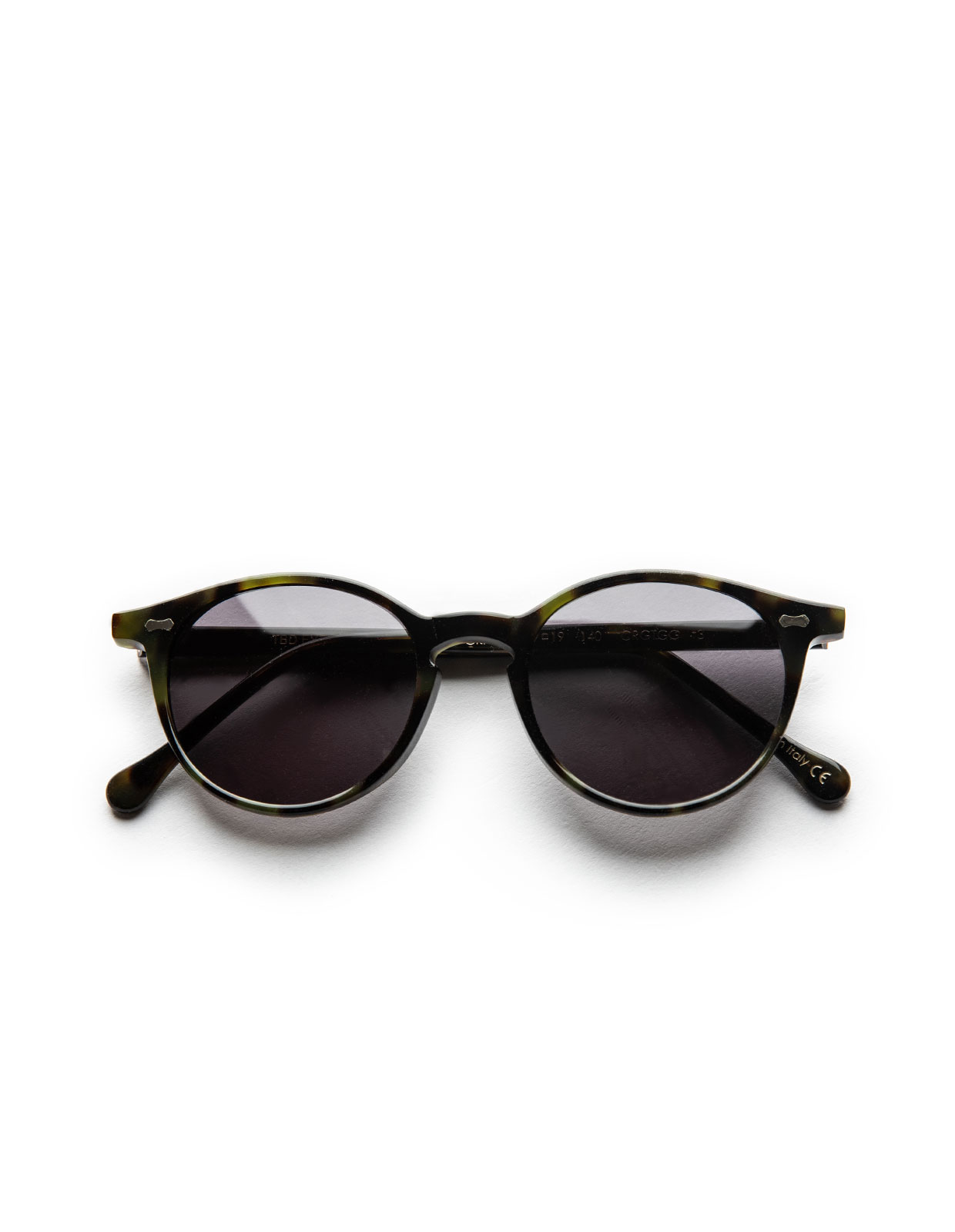 Cran Eyewear Green Tortoise Gradient Grey