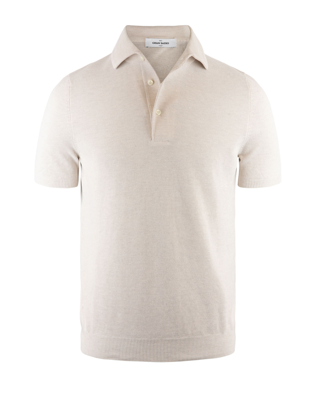 Fresh Cotton Polo Shirt Offwhite Stl 48