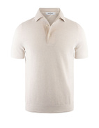Fresh Cotton Polo Shirt Offwhite Stl 54