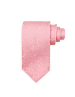 Jaquard Paisley Silk Tie Pink