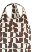 Meti Printed Dress Brown Stl 38