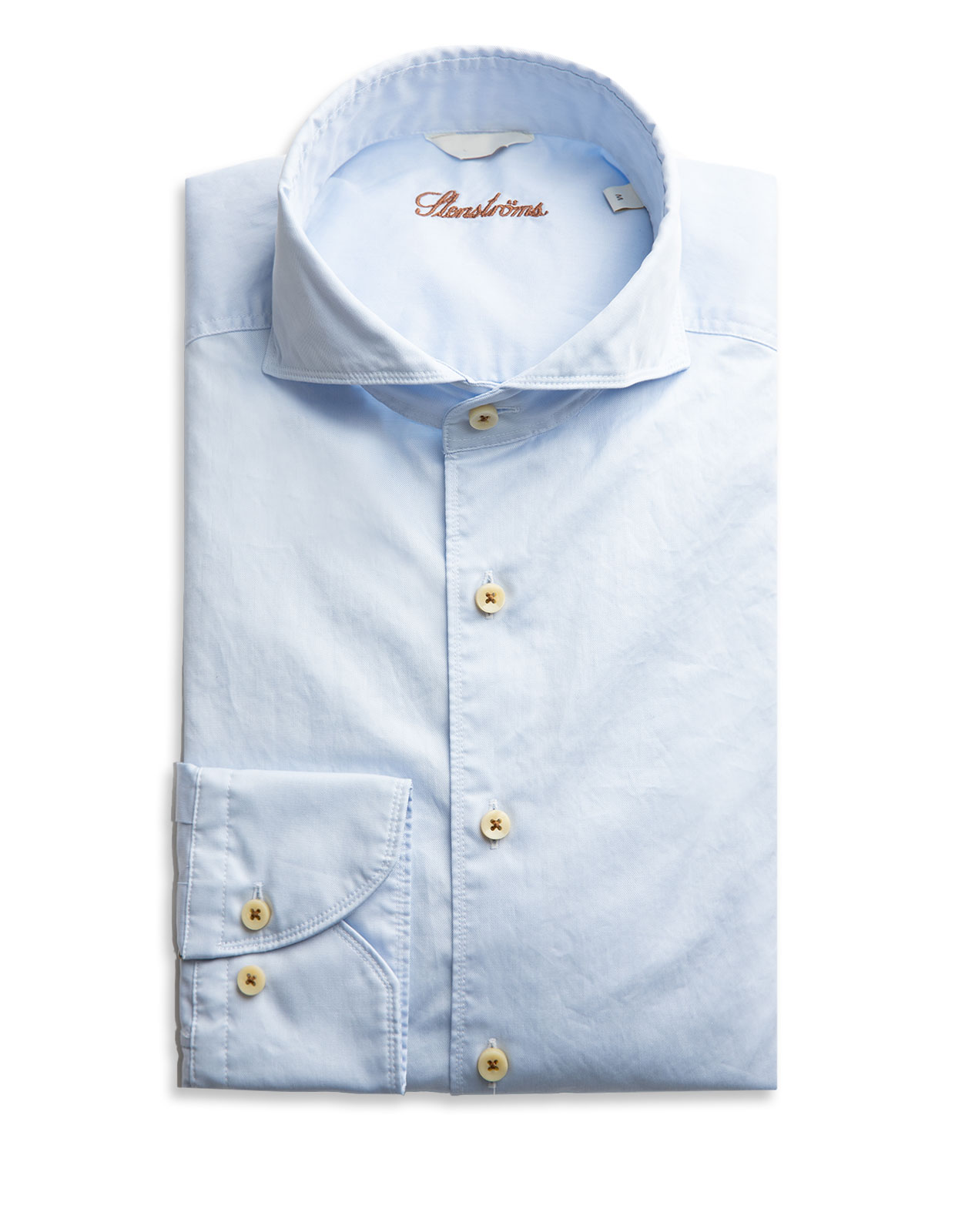Fitted Body Casual Shirt Light Blue