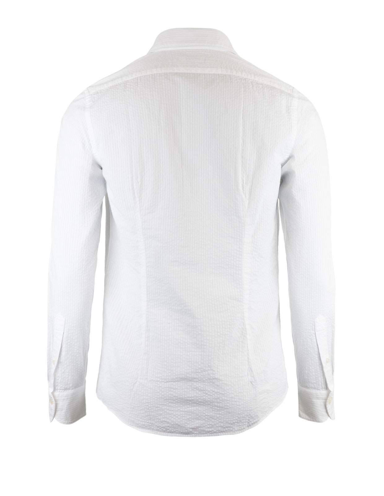 Seersucker Shirt White