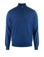 Merino Half Zip Sweater Navy