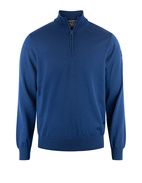 Merino Half Zip Sweater Navy Stl 3XL