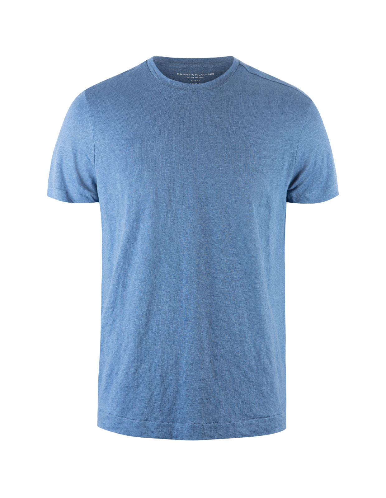 Linen T-Shirt Positano Blue