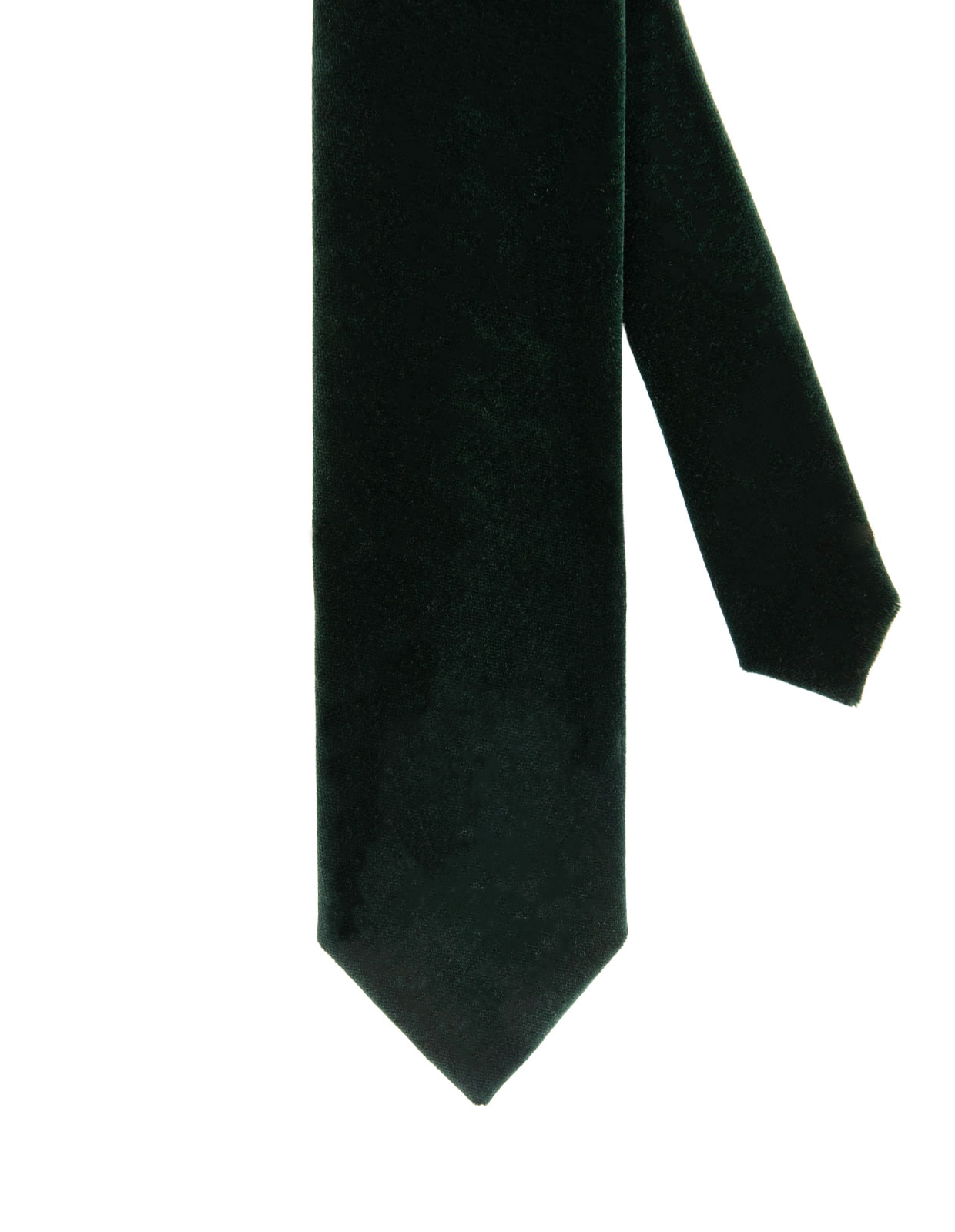 Velvet Tie Dark Green