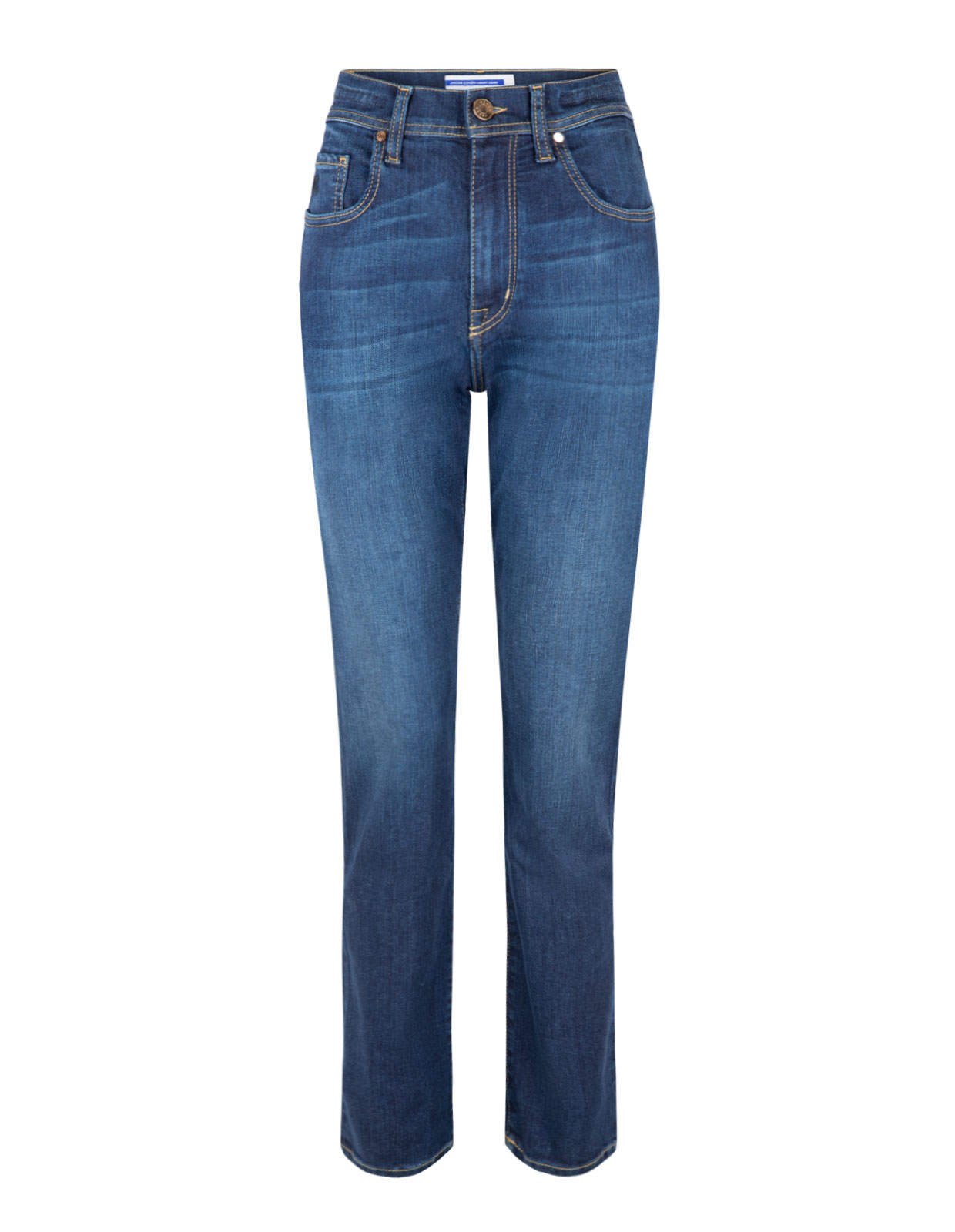 Olivia Slim Fit 5 Pocket Jeans Dark Blue Denim