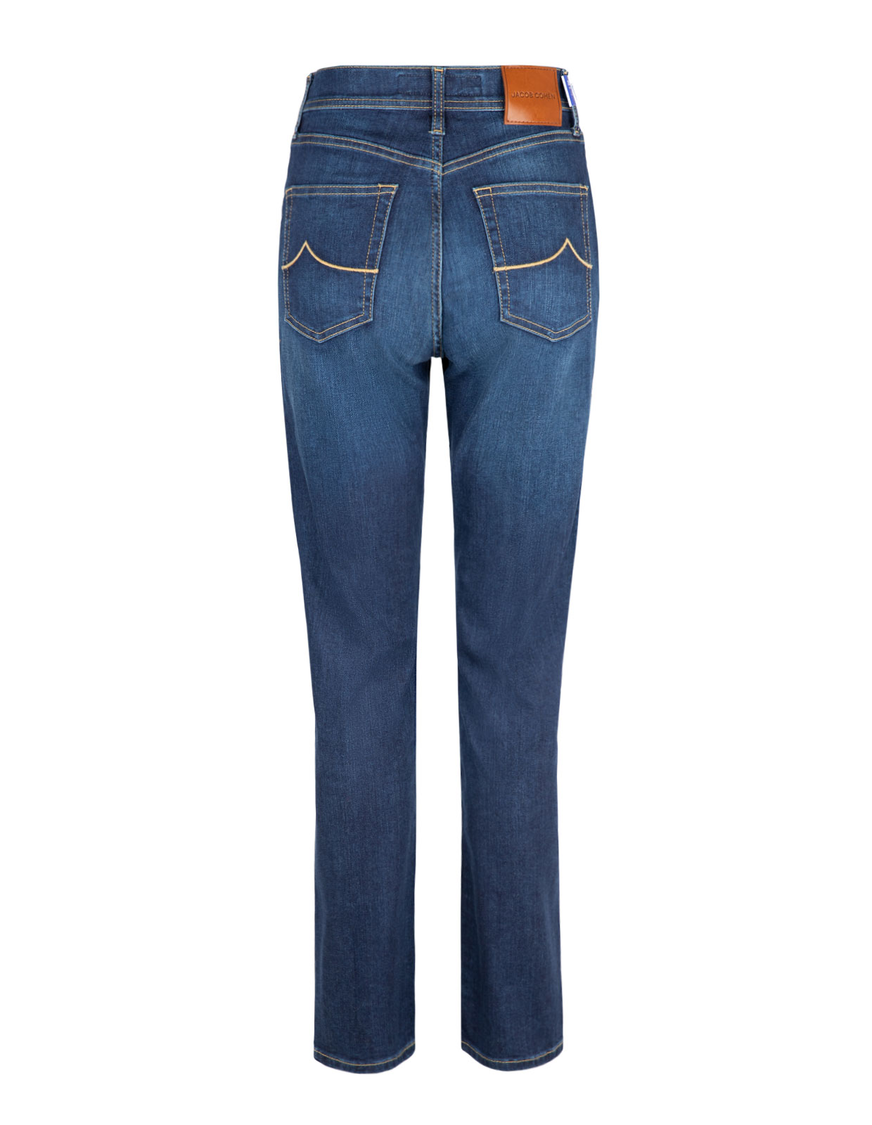 Olivia Slim Fit 5 Pocket Jeans Dark Blue Denim