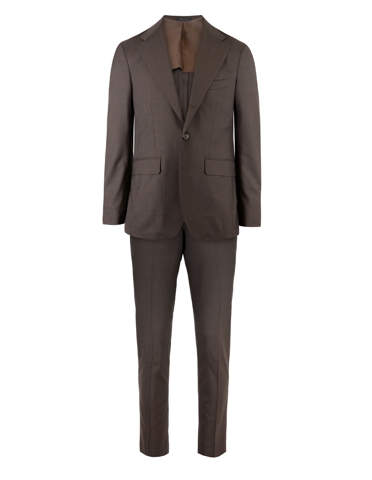 Napoli Suit Wool Brown