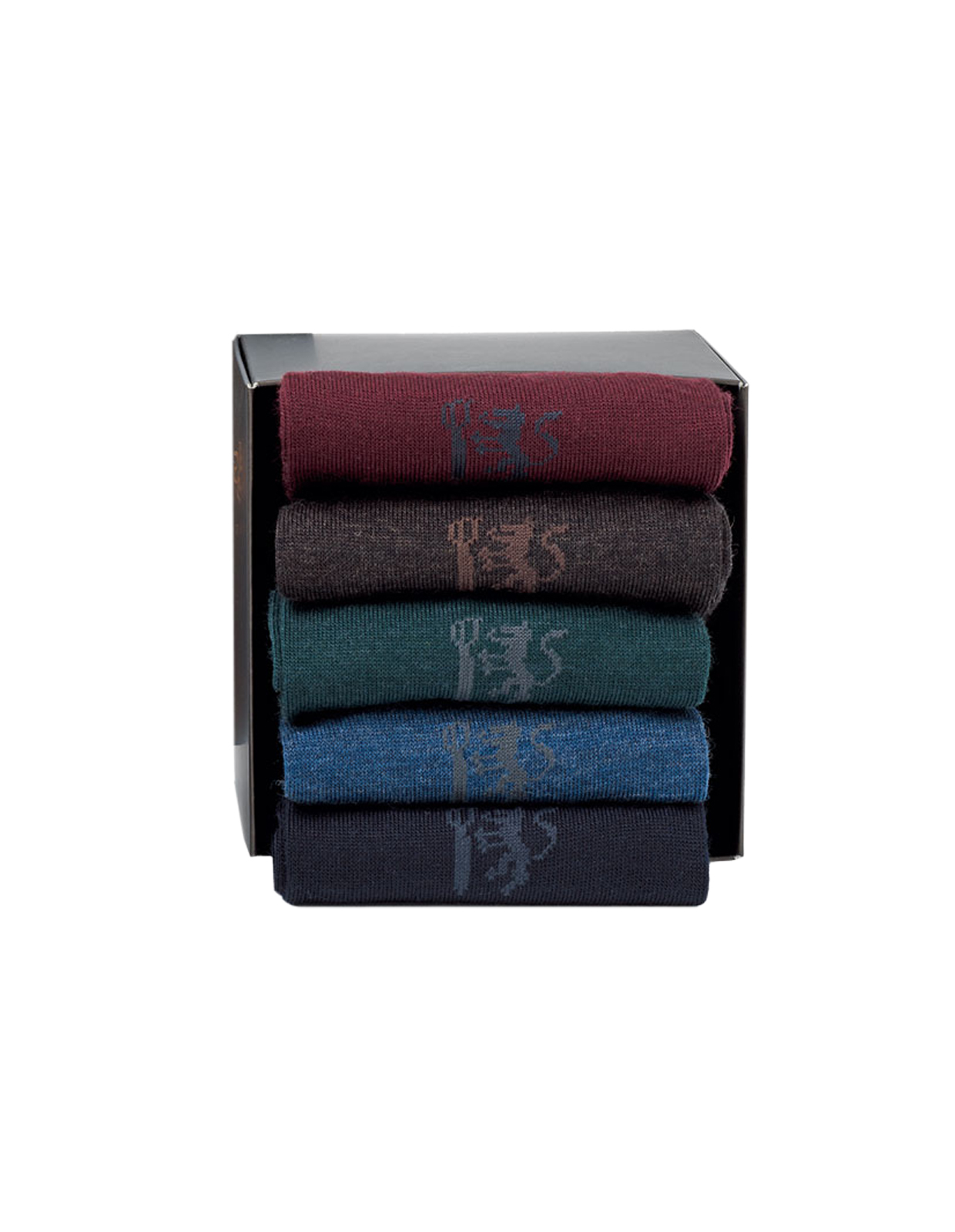 Men's Socks Gift Box 5-pack Colored