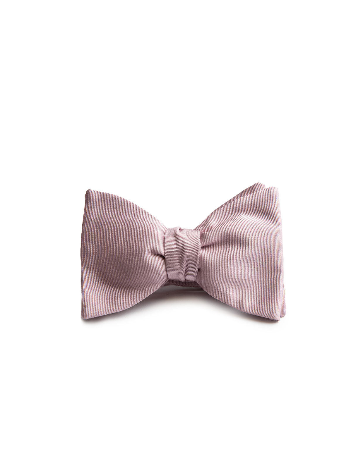 Bowtie Structured Silk Dusty Pink