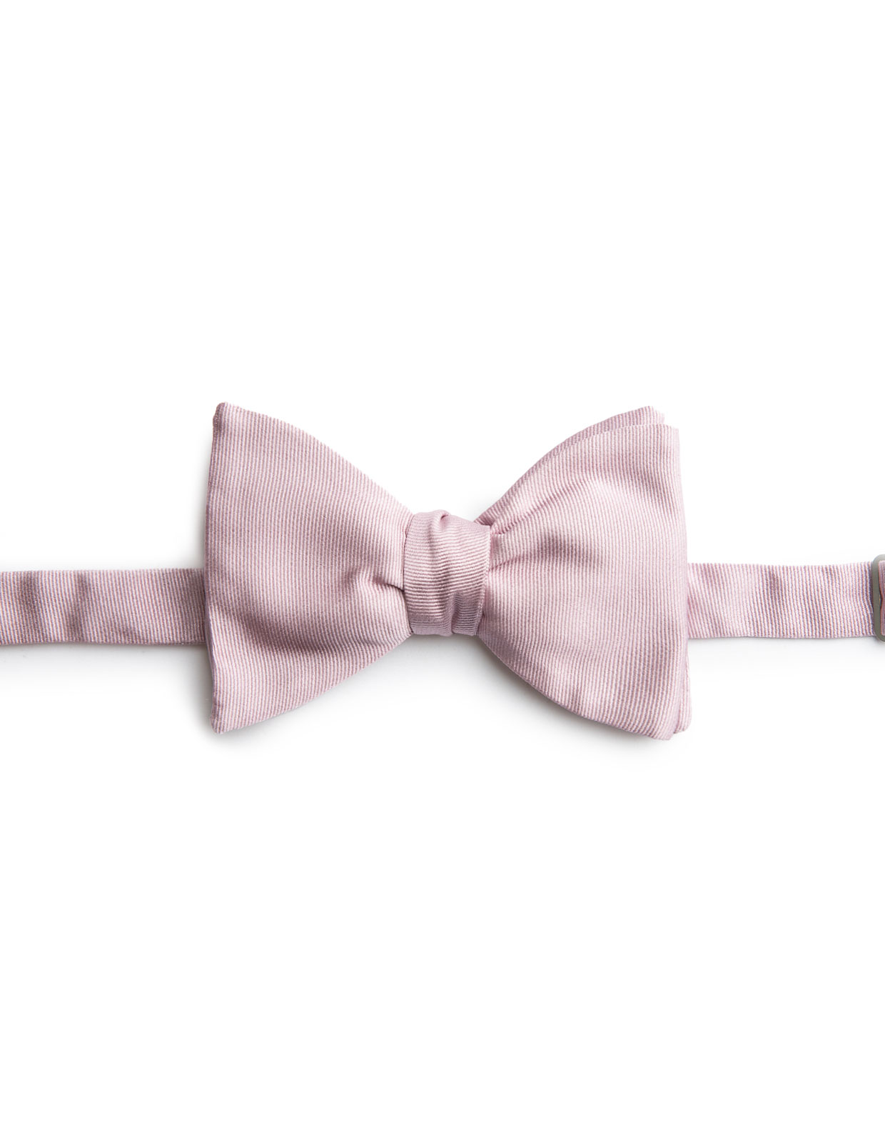 Bowtie Structured Silk Dusty Pink