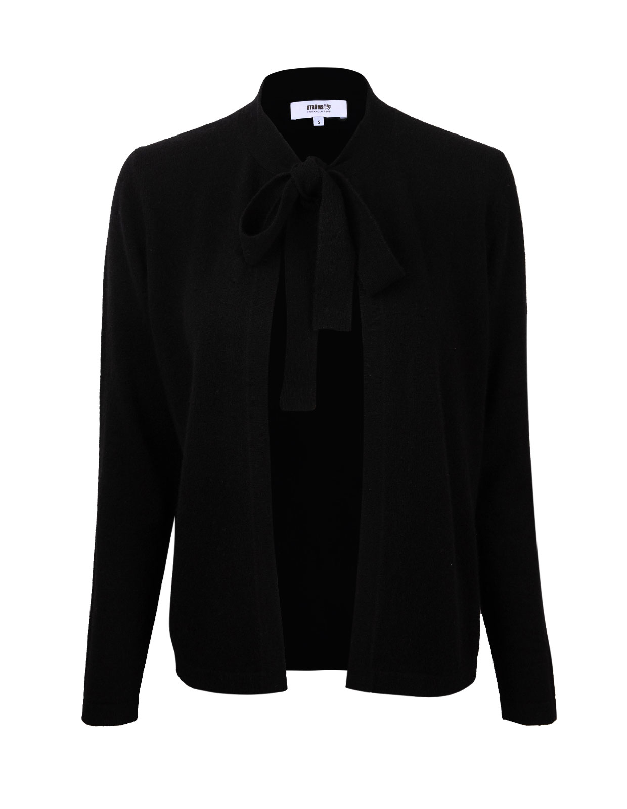 Cardigan with Bow Black