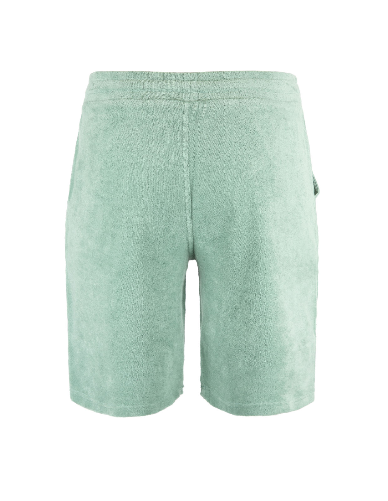 Terry Drawstring Shorts Aqua