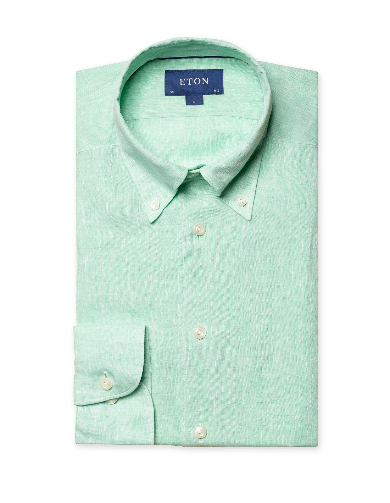 Contemporary Fit Soft Linen Shirt Green