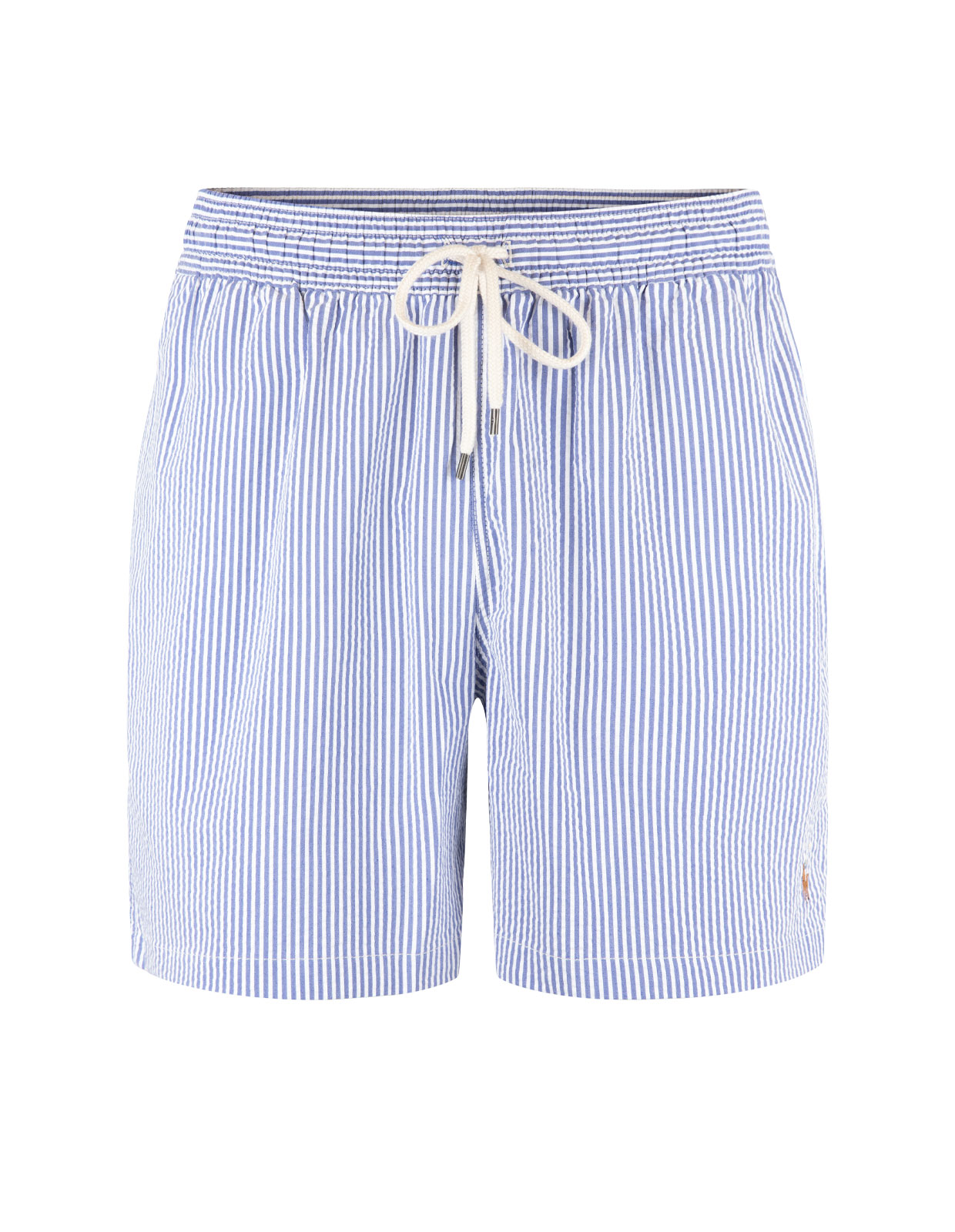 Seersucker Badshorts Blå