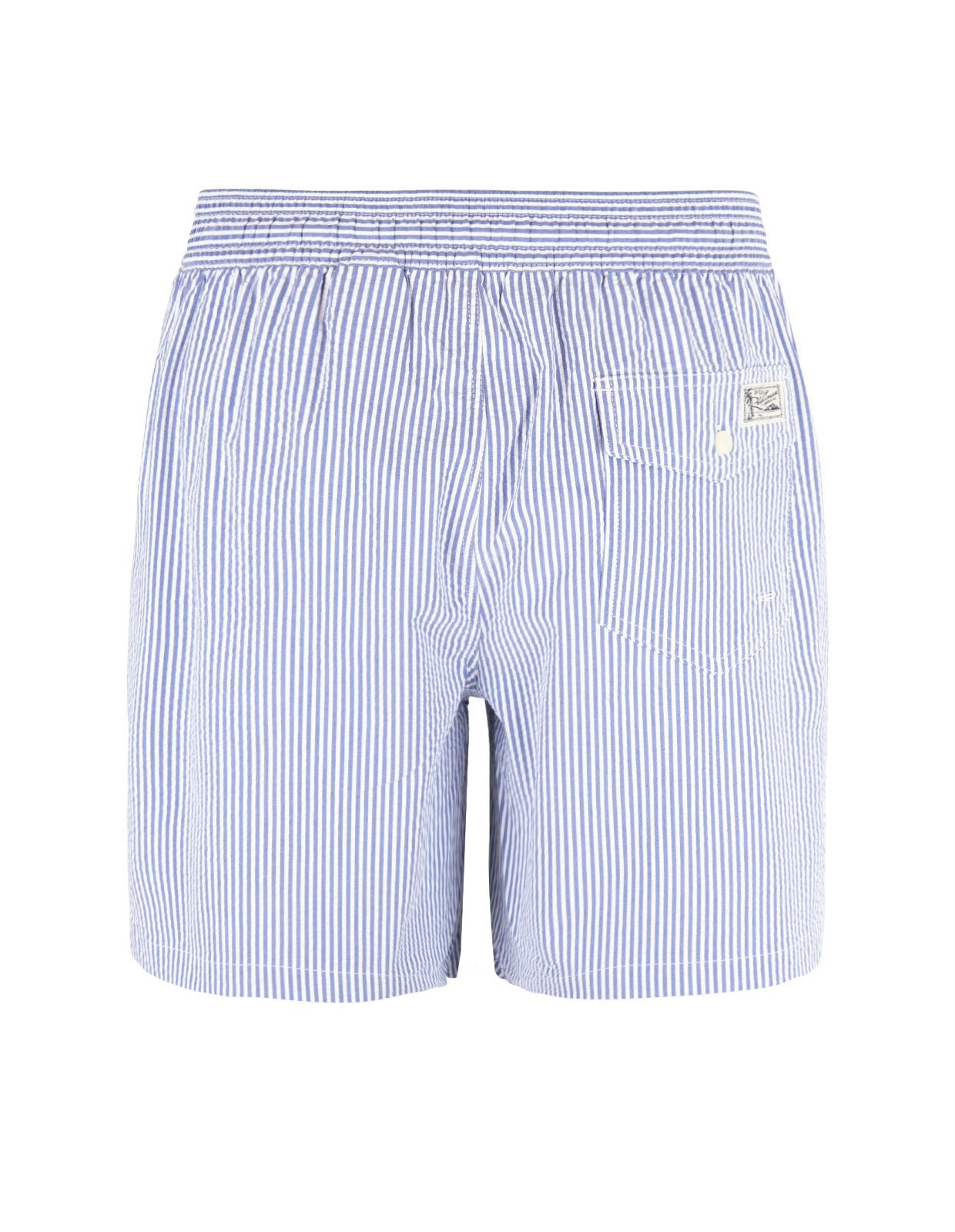 Seersucker Badshorts Blå