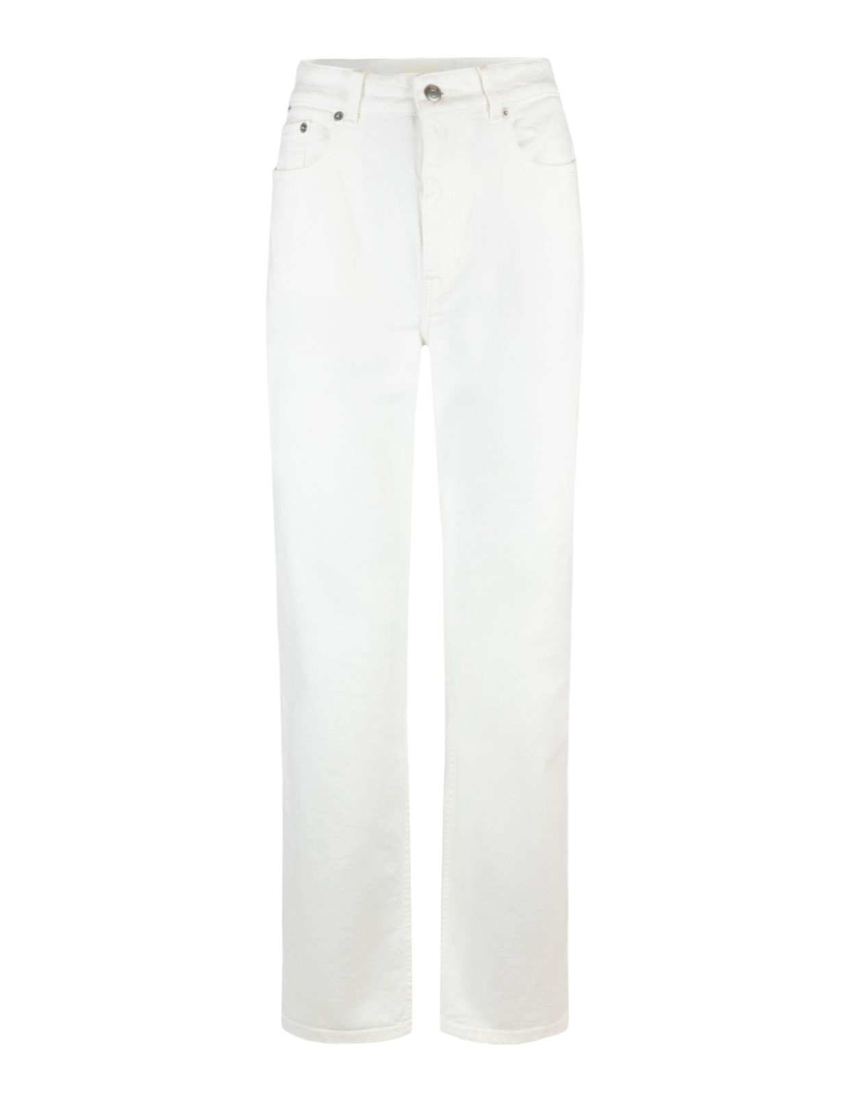 Straight Cropped Jeans Natural