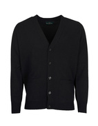 Cornwall Cardigan Lammull Svart 56